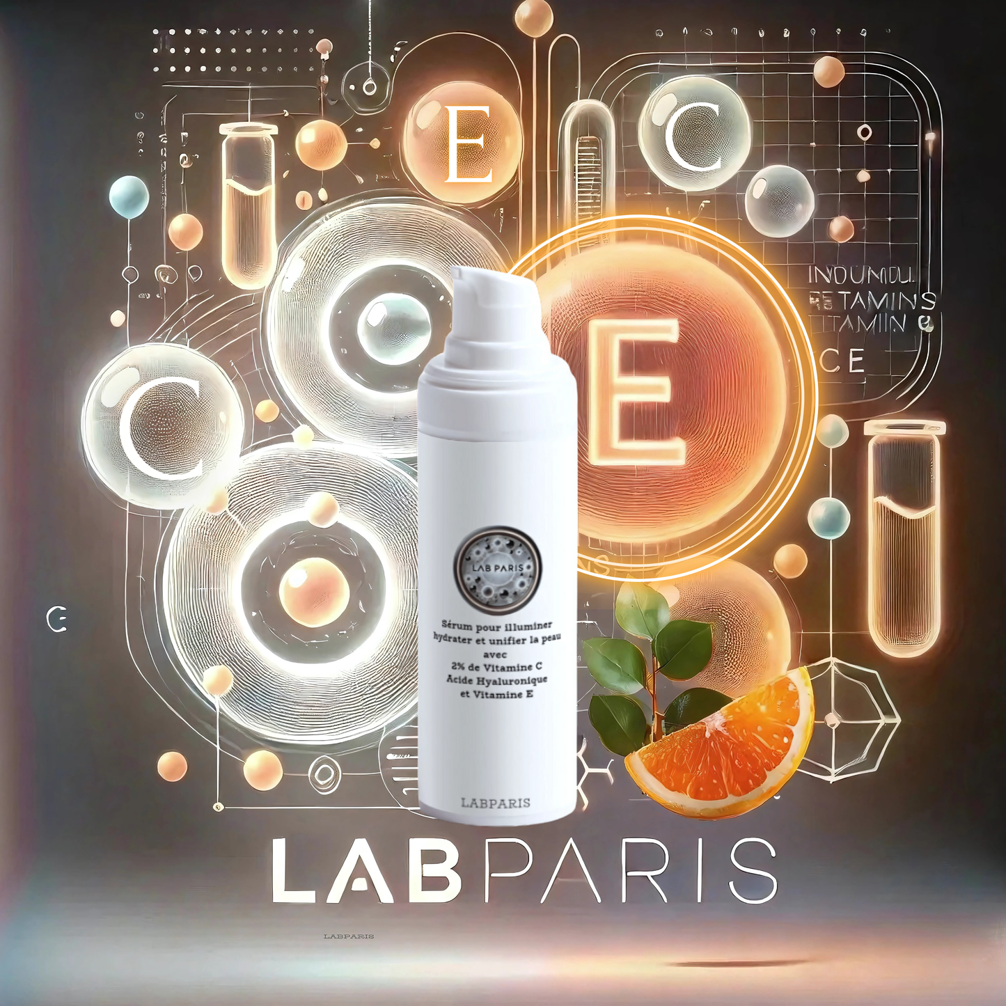 Sérum Lumière Active avec Vitamines C et E : Protection, Réparation, Illumination