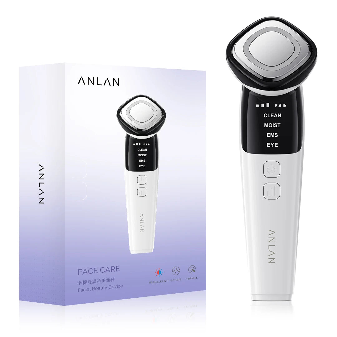 Masseur Facial. LABSET - ANLAN EMS  Nettoie, Prépare, Apaise et Revitalise la Peau.